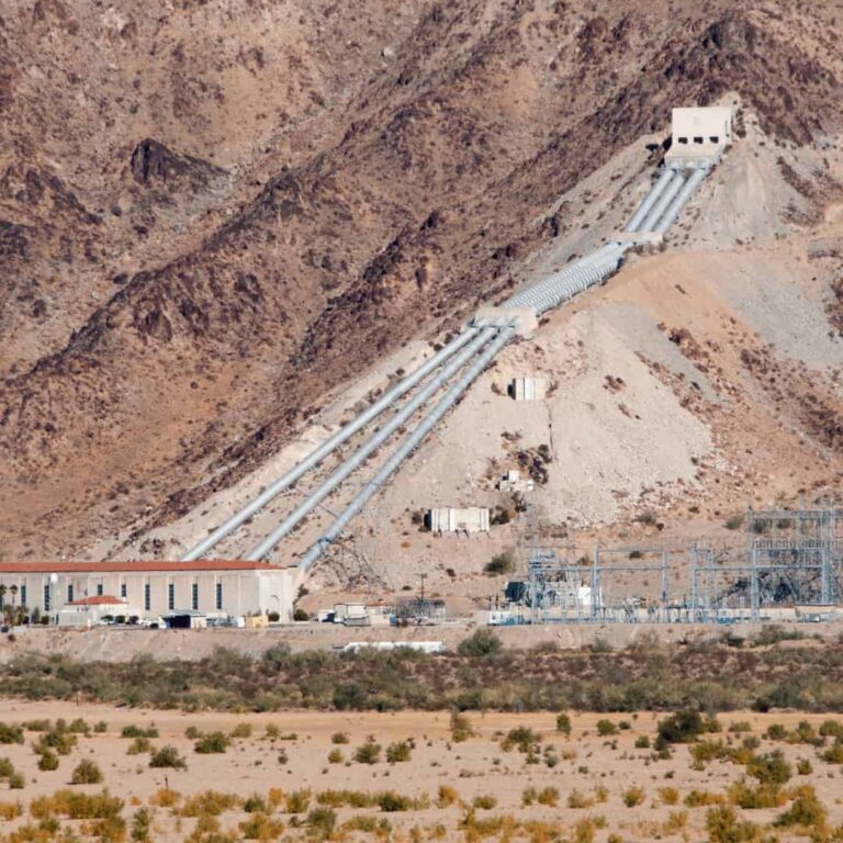 Julian Hinds Pumping Plant on the Colorado River Aqueduct, Hayfield, California