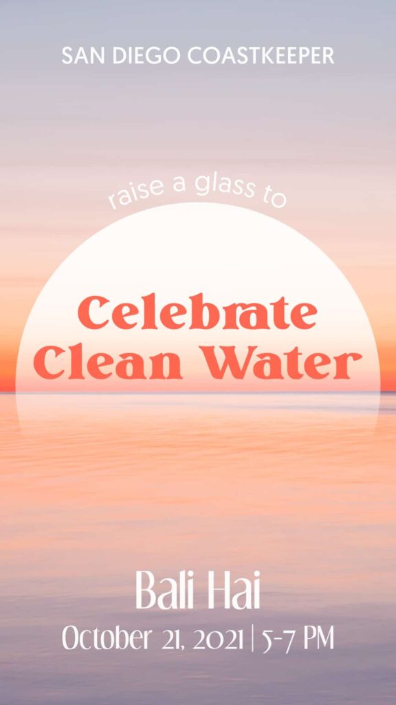 Celebrate Clean Water Invitation San Diego Coastkeeper