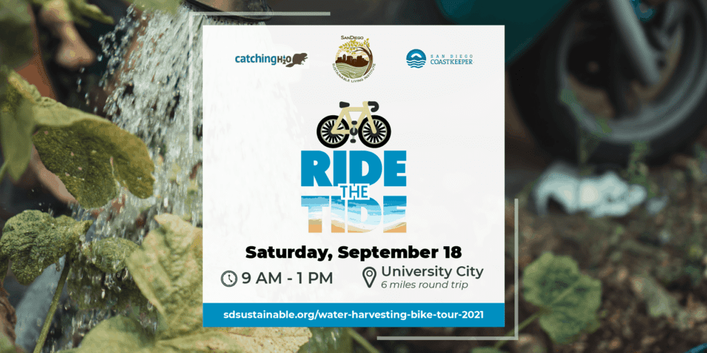 Ride the Tide Water Harvesting Bike Tour September 2021