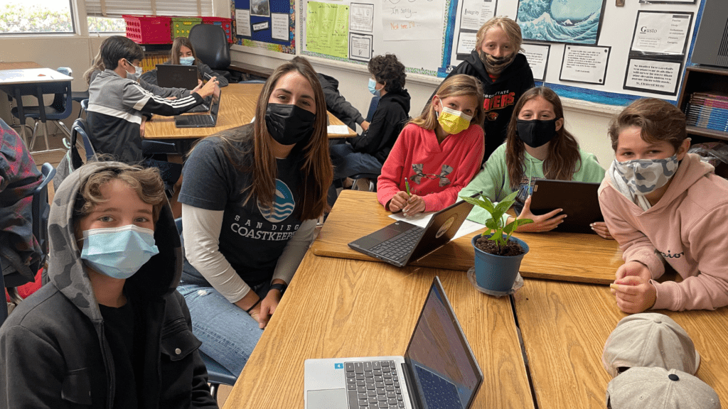 Hands-on water and climate science curriculum in San Diego