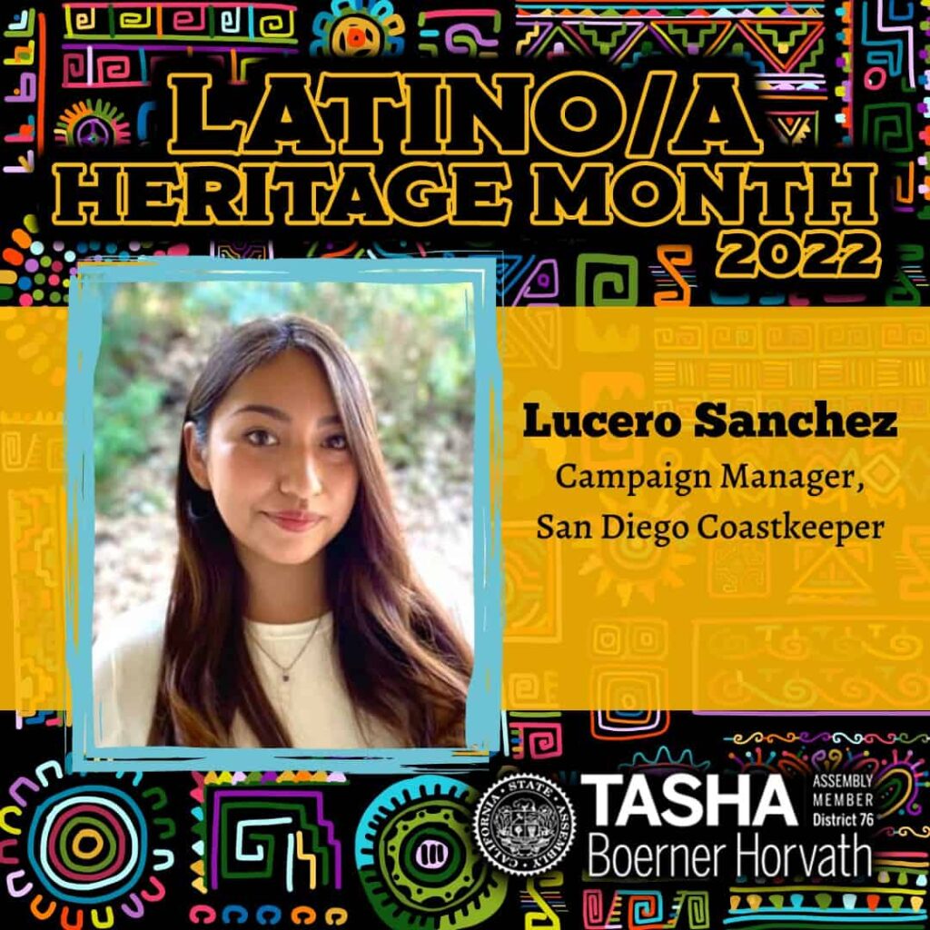 Campaigns Manager Lucero Sanchez is recognized during Latino Heritage Month