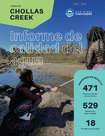 Informe de calidad del aqua para la cuenca de Chollas Creek por San Diego Coastkeeper